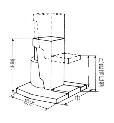 CA022 ダイキ DHK-2.5LEN 油圧爪付ジャッキ クリーンルーム仕様 ロング 
