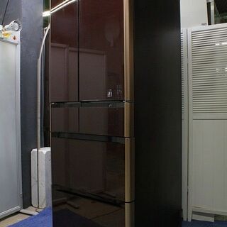 R1906) 日立 6ドア冷凍冷蔵庫　フレンチドア　505L　ガ...