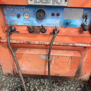 デンヨー発電機　100ボルト　電源コンセント付き デンヨー発電機 100ボルト 電源コンセント付き