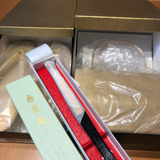 東京・金鷲本舗　最高級２４金糸　草履・バッグセット