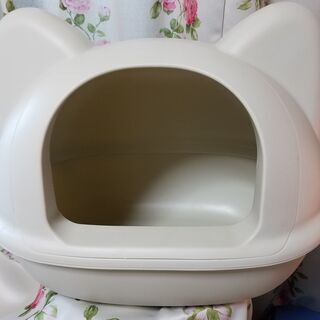 交渉中■ネコ猫型カバーフード付きトイレベッド■iCat アイキャ...