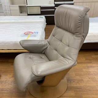 karimoku 1人掛けリクライニングチェアー　※使用感、ﾖｺﾞﾚ有　売場展開中！！！