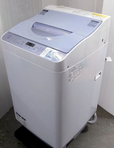 乾燥付き　洗濯機　ヒーター乾燥　シャープ　抗菌穴なし槽　洗濯乾燥機