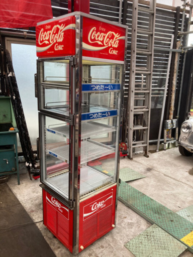 ◆コカ・コーラ　温冷蔵ショーケース　両面開き◆サンヨー　SHC-A402F◆