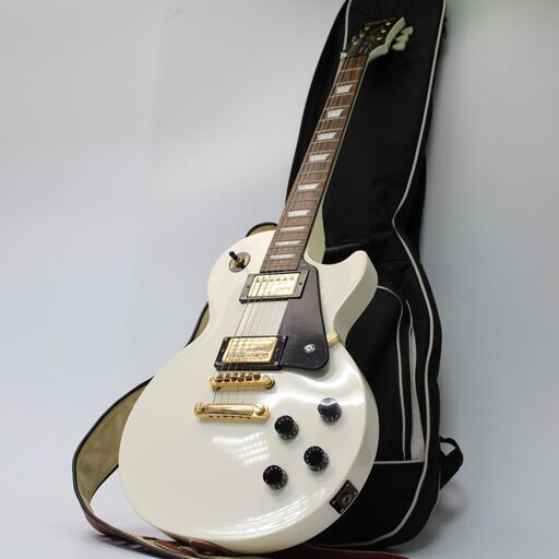 店 972) Epiphone エピフォン Les Paul Studio model AW スタジオモデル レスポール 2011年製 白
