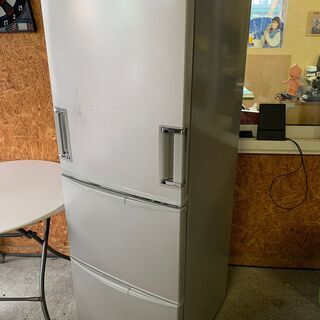 B1501　シャープ3ドア冷蔵庫　2009年　345L 