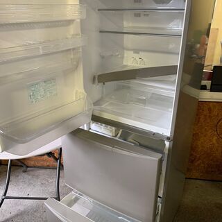 B1501　シャープ3ドア冷蔵庫　2009年　345L 