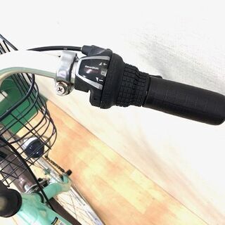 FLOATMIX　シティサイクル　自転車　26インチ　6段　荷台付き