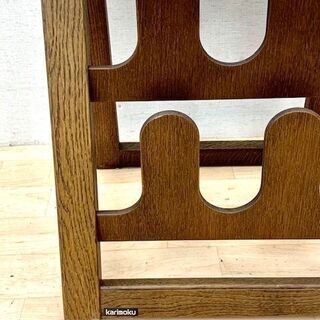 高級家具　karimoku カリモク　スリッパラック付　姿見　鏡　玄関に！