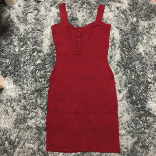 格安 新品 ワンピ 赤 ワンピース ドレス