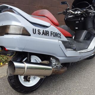 人と被るにが嫌な方向け マジェスティー250 米軍戦闘機仕様です。