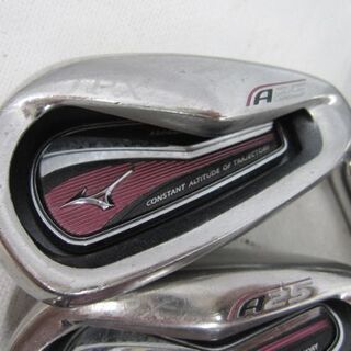 ミズノ ゴルフクラブ アイアン シャフト L レディース SPX A25 7～9 P F S 6本セット 札幌市 東区