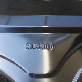 美品です！　ステンレス流し台（レバー式蛇口付き）　屋外ガーデンシンク