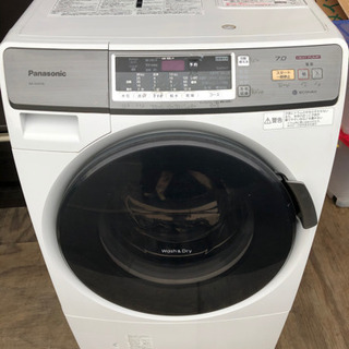 Panasonic ドラム式洗濯乾燥機 洗濯/脱水7kg 乾燥3...