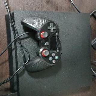 取引中】PS4 slim +非純正コントローラー+ソフト+充電器