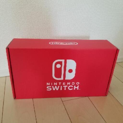 【新品未開封】『Nintendo Switch』(Joy-Con(L)ネオンブルー/(R)ネオンレッド＋ストラップ ブラック2本)【値下げしました】