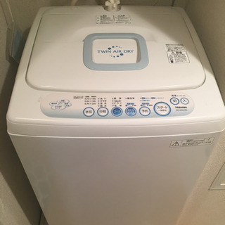 洗濯機　4.2kg(1人暮らしサイズ) TOSHIBA AW-42SJ