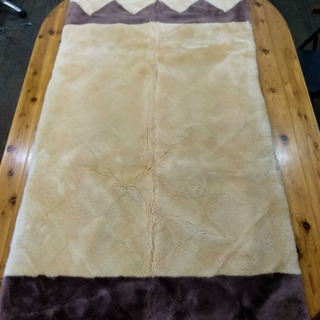 肉厚高密度　高級ムートン　シーツ　敷マット　ラグ　布団　シングルサイズ