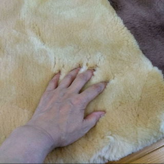 肉厚高密度　高級ムートン　シーツ　敷マット　ラグ　布団　シングルサイズ