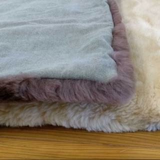 肉厚高密度　高級ムートン　シーツ　敷マット　ラグ　布団　シングルサイズ