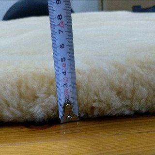肉厚高密度　高級ムートン　シーツ　敷マット　ラグ　布団　シングルサイズ