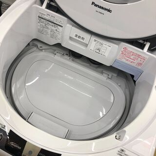 生活家電 8.0kg洗濯機 温風乾燥付き Panasonic NA-FR80H8 2014年製