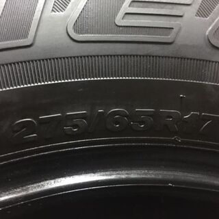 BS DUELER H/L 275/65R17 17インチ 夏タイヤ 4本 2019～2020年製 ランドクルーザー ランドクルーザー100等 (TB246) クレジットカード QR決済可能