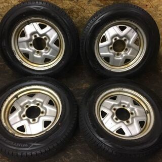 DUNLOP SJ8 175/80R16】スタッドレス 4本【SUZUKI ジムニー 純正