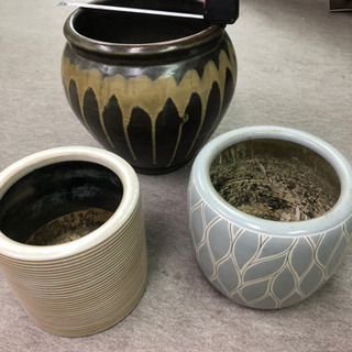 昔の陶器３個