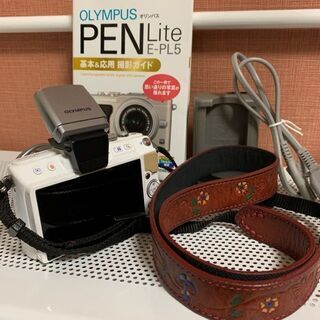 ❤️Wi-Fi❤️オリンパス PL5 ミラーレスカメラ ホワイト ベルト 説明