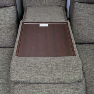 R1974) ニトリ 電動リクライニングソファ ジャーニー 3人用 ソファテーブル付 ソファ 店頭取引大歓迎♪
