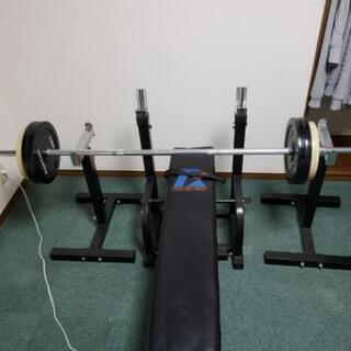 ファイティングロード ベンチプレス セーフティバー プレート ダンベル