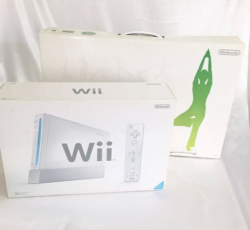 お値下げしました★美品【純正箱・ソフト付き】Wii お家エクササイズセット 動作確認済
