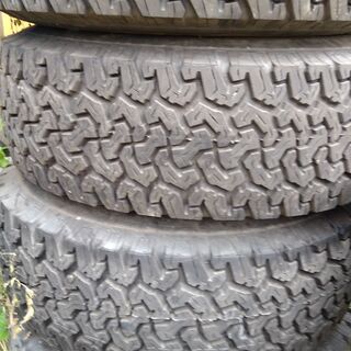 決まりました！285/75r16 タイヤ＆ホイール 5本セット 山形発 自社陸送あり