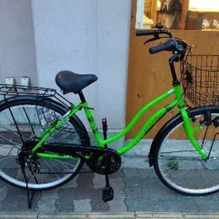 FLEURETTE 26吋 ファッションファミリーサイクル 外装6段/マット 