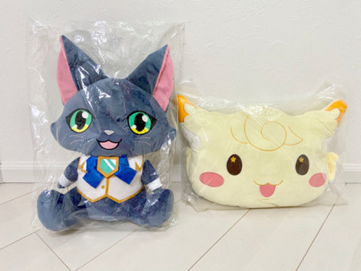 魔法使いと黒猫のウィズぬいぐるみ クッションのセット 無料 新品未開封タグ付き Akao 立場のおもちゃ ぬいぐるみ の中古あげます 譲ります ジモティーで不用品の処分
