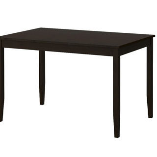 無料 IKEA  テーブル（４人掛け） LERHAMNシリーズ　黒色