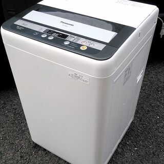 【ネット決済・配送可】全自動洗濯機　パナソニック　5キロ　送風乾燥