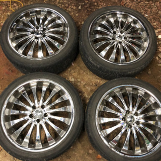hyperion 20インチ×8.5J +35×4本 PCD114.3 値下げ多少可