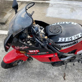 kawasaki GPZ400r 当時物 純正シングルシートカウル kawasaki 湿さ GPZ400r 当時物 純正シングルシートカウル