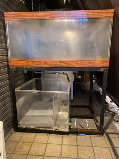 特注水槽　水槽　水槽台　濾過層