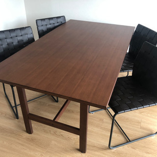■極美品■ACTUS アクタス　ダイニングセット　高級家具　ダイニングテーブル　イス4脚■
