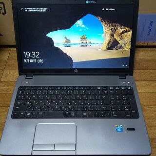 HP 第4世代CPU搭載 HDD320G メモリ4G CD/DVD読み書き 大画面15.6インチ