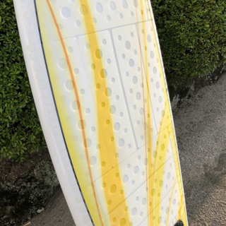 マリンスポーツ NSPサーフボード 5.6ft フィン付き、クリアデッキ 