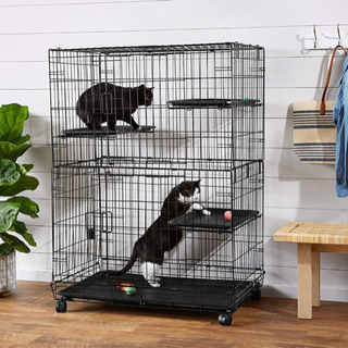 保護猫用一式(ケージ他)譲ります！ 猫壱 ポータブル ケージ | ペットゴー