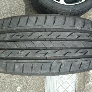 アルミホイール　17インチ 4本セット　タイヤ付き　②