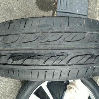 アルミホイール　17インチ 4本セット　タイヤ付き　②