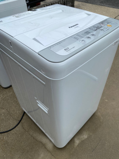 パナソニック 全自動洗濯機5kg シルバーNA-F50B10-S (0916c)
