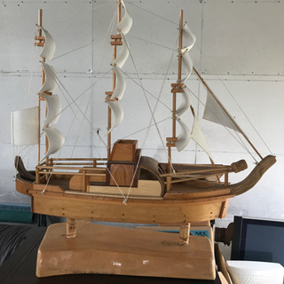 帆船の模型　手作り　DIY