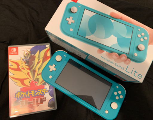 本日限定価格 中古 Nintendo Switch Lite ターコイズブルー ポケットモンスターシールド Genki 高円寺のポータブルゲームの 中古あげます 譲ります ジモティーで不用品の処分